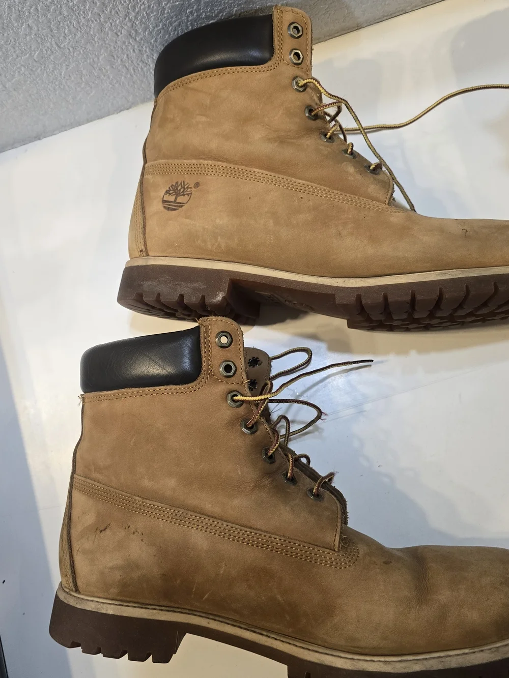Timberland Men’s Wheat Nubuck Work Boots - Wheat